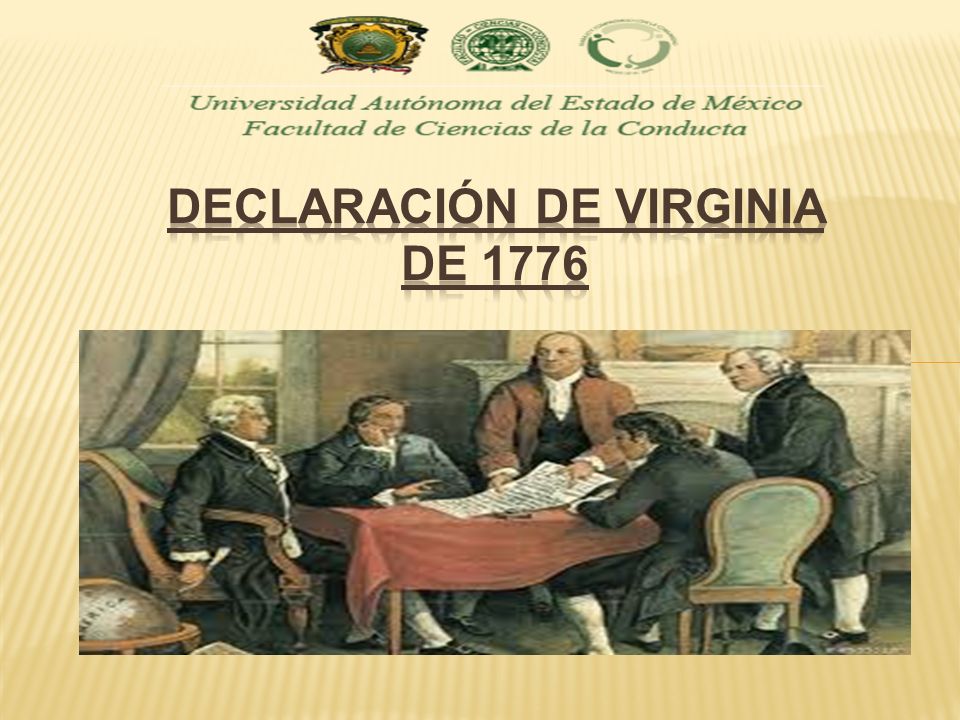 declaracion de virginia 1776
